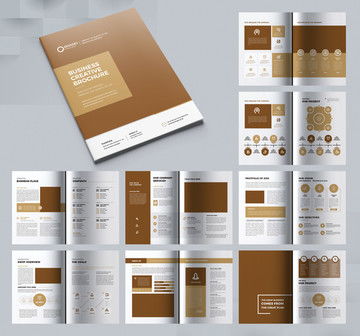 企業(yè)畫冊設(shè)計模板 提升市場營銷策劃的視覺影響力